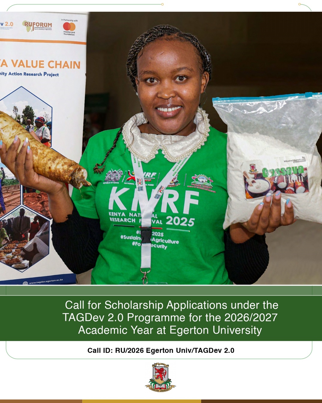 Egerton University Launches 2026/2027 Scholarships Under TAGDev 2.0